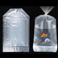 Sac d'emballage pour poissons vivants en plastique biodégradable à double couche transparent