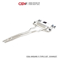 CGW de pièces d'auto de qualité supérieure soupape d'échappement silencieux conseils de tuyauterie pour Jaguar f-type 3.0T Catback système mon 2019