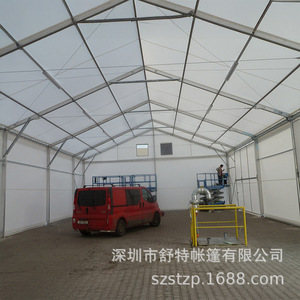 Tente de stockage en alliage d'aluminium Schutz, imperméable, rectangulaire, avec bâche en PVC, installation manuelle, pour la logistique et l'agriculture - Product Image 4