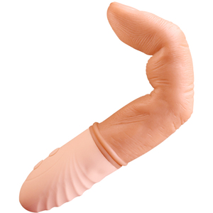 Women's Smart Heated Silicone Finger <b>Vibrator</b> G-Spot Clitoral Stimulator Vagina Massager Sex Toys for Masturbation - Product Image 4