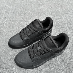 Chaussures de sport et de loisirs TRAINER, nouvelle collection, très demandées, confortables et respirantes, en cuir grainé texturé motif litchi. - Product Image 2