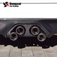 Diffuseur arrière style MP, garniture centrale compatible avec BMW M3 M4 G80 G81 G82 G83, fibre de carbone préimprégnée, pièce de rechange autoclavée