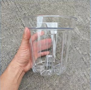 <span class=keywords><strong>Maceta</strong></span> de Plástico Transparente Duradera con Drenaje Activo para Cultivo Hidropónico, Ideal para Plantas de Orquídeas Mariposa - Product Image 4