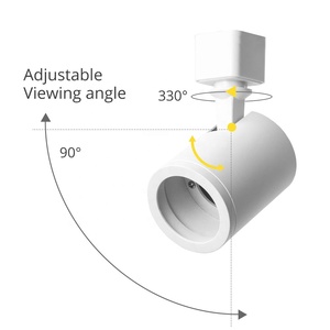 Spot lumineux LED encastrable pour le <span class=keywords><strong>plafond</strong></span>, angle d'éclairage réglable, éclairage d'intérieur, lumière magnétique, GU10 - Product Image 3