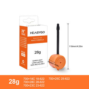 Chambre à air en TPU 28g 700C 65mm ultra-légère avec valve Presta, accessoires pour pneus de vélo de route, portable, facile à remplacer - Product Image 4