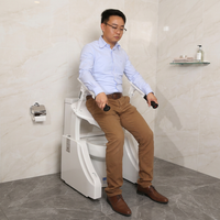Chaise de douche et de toilette Ucom UC-TL-18-A1 Classe II, siège de bain pour personnes âgées et handicapées