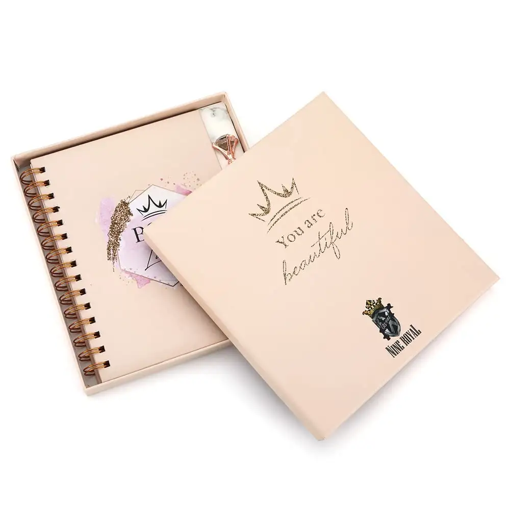 Boss lady caderno com caneta de escrita para mulheres