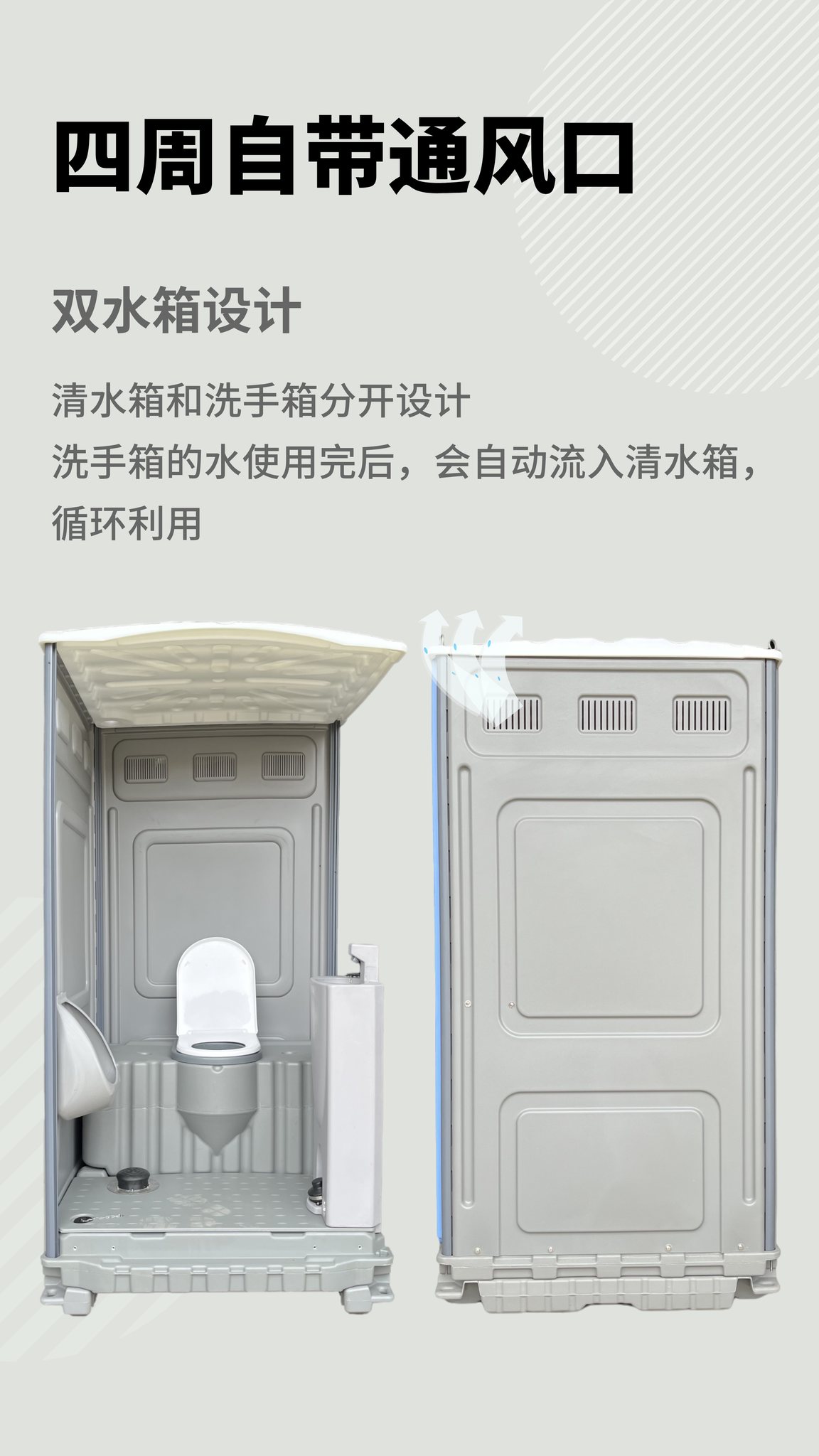 Outdoor Portable Toilet Portable Bathroom Portable Public Toilet Cabin Outdoor Mobile Portable Toilet 4
