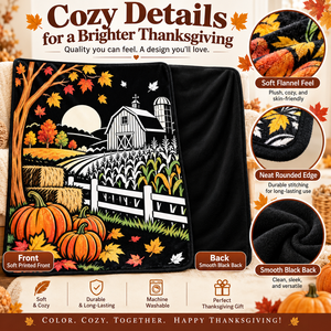 Factory Thanksgiving Gift Color Fleece <b>Sherpa</b> Kid Children Washable Oversized Washable DIY Coloring Throw <b>Blanket</b> With Markers - Product Image 5