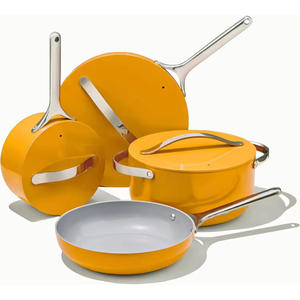 Juego de Utensilios de Cocina Antiadherentes de 7 Piezas, Acero Inoxidable, Mango Ergonómico, Compatible con Inducción, Apto para Horno, Sartenes para Cocinar y Hornear - Product Image 2