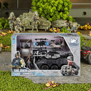 Ensemble <span class=keywords><strong>de</strong></span> jeu militaire pour enfants - Tour <span class=keywords><strong>de</strong></span> garde, char, hélicoptère, jet board, figurines d'hommes <span class=keywords><strong>de</strong></span> l'<span class=keywords><strong>armée</strong></span> et accessoires des <span class=keywords><strong>forces</strong></span> <span class=keywords><strong>spéciales</strong></span> - Product Image 3