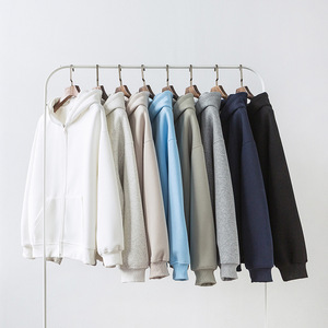 <span class=keywords><strong>Felpa</strong></span> Pullover Personalizzata da Uomo <span class=keywords><strong>con</strong></span> Cappuccio e <span class=keywords><strong>Zip</strong></span>, Vestibilità Boxy, 400 Gsm, in Cotone Nero Grezzo <span class=keywords><strong>con</strong></span> Logo Stampato, Oversize <span class=keywords><strong>con</strong></span> Cerniera per Unisex - Product Image 4