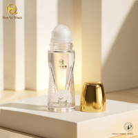 Flacon de parfum en verre à bille, vide et rechargeable, pour huiles essentielles et parfums