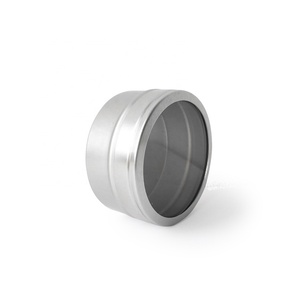 New Aluminum Cosmetic Lotion Storage Jar Portable 35ml Screw Lid Jewelry Box with Windows Customizable Color - Product Image 4