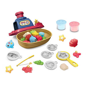 Moulage en argile <span class=keywords><strong>Super</strong></span> légère pour enfants, jouets éducatifs avec <span class=keywords><strong>bateau</strong></span> de pêche, bricolage - Product Image 1