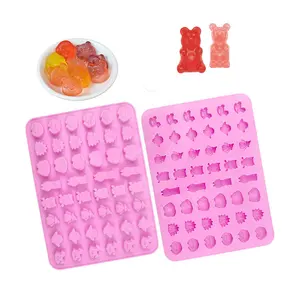 ORME Food Grade Plastic Pc Polycarbonate Chocolate Large Heart Mould Donut Gummy Bear Bake Silicone Mold Tray
