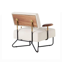 Meubles de salon modernes fantastiques, design modulaire, fauteuil de réception convertible en tissu, fauteuil de détente, métal, chambre à coucher, hôtel