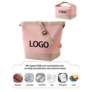 Sacs isothermes à bandoulière et sacs à lunch pliables durables, personnalisables OEM, grande capacité - Product Image 1