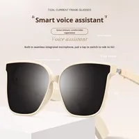 Nouvelles lunettes de soleil intelligentes avec assistant vocal et navigation, écouteurs musicaux pour femmes et hommes, protection UV, pour le cyclisme, monture ABS+PC