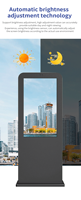 Écran tactile LCD 4K de 50, 55, 65 pouces sur pied, lecteur multimédia chinois, affichage numérique pour la publicité