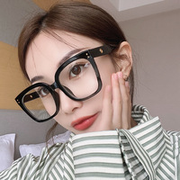 Montures de Lunettes Optiques Carrées Creuses Mode Anti-Lumière Bleue Rétro pour Femmes