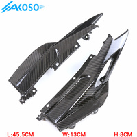 Akoso 3k Serat Karbon Penutup Bagian Dalam Ekor Belakang Sepeda Motor untuk Mt09 Fz09 Mt-09 Fz-09 2014-2020