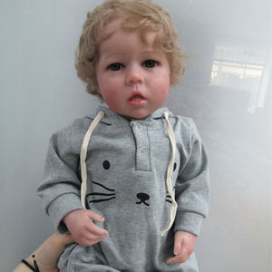 Poupée de bébé réaliste de 19 pouces/<span class=keywords><strong>50</strong></span> <span class=keywords><strong>cm</strong></span> faite à la main pour garçon en silicone - Product Image 2