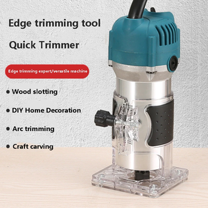 220V/110V Woodworking Trimming Engraving <strong>Machine</strong> Wood Routers New Trimmer <strong>Machine</strong> Hole Opener Trimming Tools Edging <strong>Machine</strong> - Product Image 2