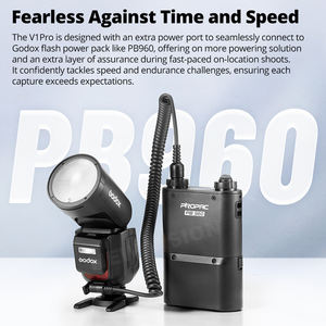 Flash para Cámara <span class=keywords><strong>Godox</strong></span> Professional <span class=keywords><strong>V1</strong></span> Pro TTL de Iones de Litio con Transmisión Inalámbrica <span class=keywords><strong>Speedlite</strong></span> para Fuji - Product Image 5
