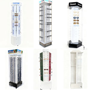 Présentoir de lunettes vintage haut de gamme à éclairage LED pour magasin d'optique, idéal pour les montures en plastique et les lunettes de myopie, parfait pour les stands de vente en centre commercial. - Product Image 6