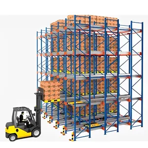 Nhiệm vụ nặng nề giá tự động kho lưu trữ Pallet đưa đón kệ để bán