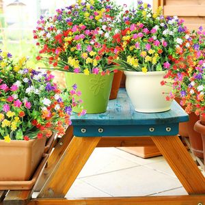 Plantes artificielles les plus vendues, feuilles d'eucalyptus, herbe de printemps, décorations florales de mariage en plein air - Product Image 4