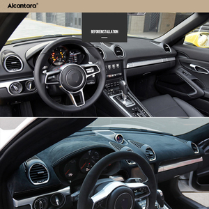 Cubierta de Tablero LS AUTO en Italiano para Negro para Porsche <span class=keywords><strong>Macan</strong></span> 2016-2020, Kit de Protección <span class=keywords><strong>Interior</strong></span> de Coche de Alta Calidad - Product Image 3