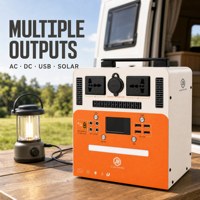 Générateur solaire 1280Wh LiFePO4, station d'alimentation portable 25.6V 50Ah pour le camping, le camping-car, la maison, la reprise de courant hors réseau, charge rapide