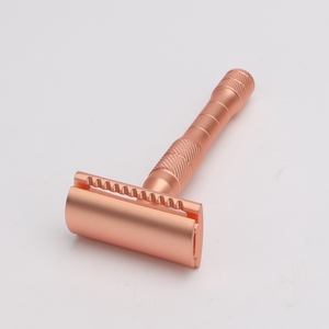 Maquinilla de afeitar de seguridad Ecológica Mango de latón de doble filo Afeitado clásico Maquinilla de afeitar reutilizable - Product Image 5