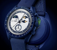 Reloj NYY Space Heat para Hombre, Programa NIRICHA Moon Mercury, Cronógrafo de Seis Pines, Cuarzo Luminoso