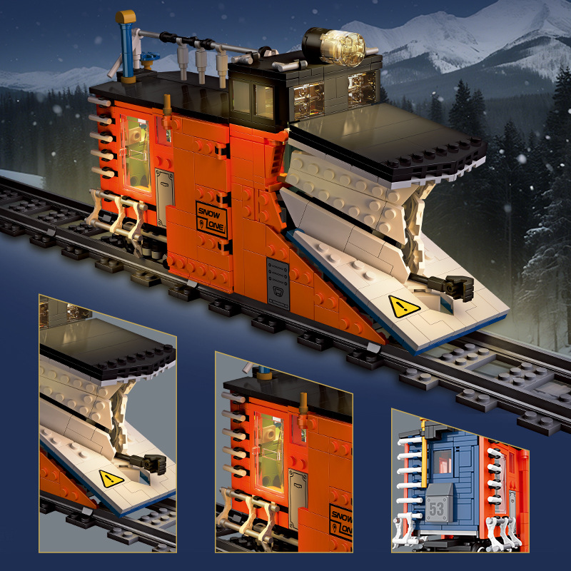 Custom Lego Lego Compatible Train Sets LEGO City Train Station Set