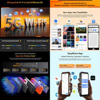 Smartphone robuste Blackview Oscal TANK 1 5G, 6,78 pouces, 12 Go + 256 Go, Android 15, Dimensity 7050 Octa Core, compatible OTG et NFC