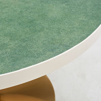 Table de café moderne Lifepursue, vert mousse, pour bistrot, restaurant, salle à manger