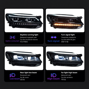 Nuevo conjunto de faros delanteros 12V 55W LED con señal de giro secuencial y luz diurna de alta potencia 55W para una iluminación brillante - Product Image 2