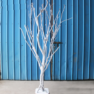 สีขาวพลาสติกประดิษฐ์แห้งสาขาต้นไม้ไม่มีใบ Preserved Coral Tree สำหรับงานแต่งงานตกแต่ง - Product Image 4