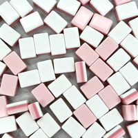 Set Mahjong Amerika Bunga Merah Muda Lengkap Ubin Akrilik Monyet Lucu Tas Serasi Alas Mahjong Rak Mahjong Aksesoris Mahjong