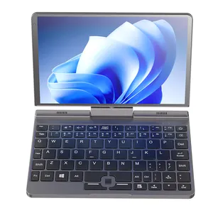 Laptop Mini portabel 8 inci OEM, Laptop kecil 8 inci RAM 12GB 16GB Notebook layar sentuh kustom baru