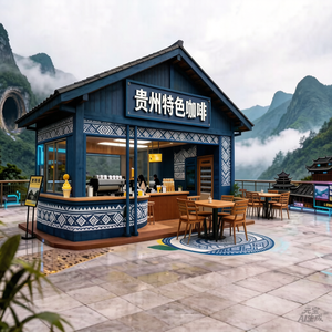 Carrito de Comida Asimétrico Personalizado con Diseño de Cápsula Espacial, Estilo Influencer, Operación Flexible, Esencial para Emprendedores - Product Image 4