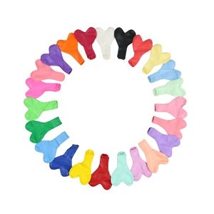 Haute qualité usine chinoise <span class=keywords><strong>prix</strong></span> de gros 10/36 pouces <span class=keywords><strong>macaron</strong></span> couleur coeur formes Alien Latex ballons - Product Image 2