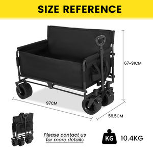 थोक 3-इन-1 आउटडोर स्टेनलेस स्टील मल्टीफंक्शनल ट्रॉली सोफा फोल्डेबल कैंपिंग वैगन चेयर ओम समर्थन के लिए - Product Image 3