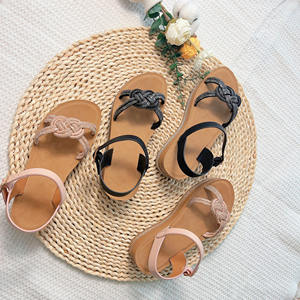 Sandalis cuadradas-Sandalias de tacón y tiras para mujer, zapatos de tacón, calzado de verano - Product Image 5