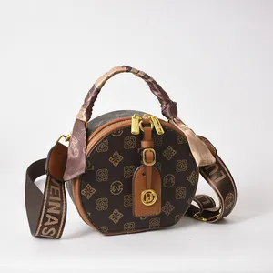 Großhandel Damen Designer Handtaschen berühmte Marken Kette Schulter Messenger runde Geldbörsen und Handtasche Für Frauen