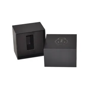 Kunden spezifische Luxus starre Papier box für Tissot Uhr Schmuck verpackung Geschenk box mit Deckel und Karton einsatz