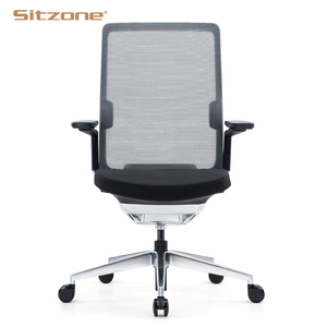 <span class=keywords><strong>Chaise</strong></span> de bureau ergonomique pivotante de luxe blanche avec appui-tête et dossier haut, vente en gros d'usine - Product Image 6